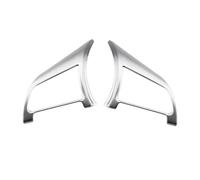 Coche Ajuste Interior ABS Cromado Botón Volante Coche Cubierta Pegatinas Embellecedoras Para Nissan Para Qashqai J11 2018 2019 2020 Accesorios Para Automóviles