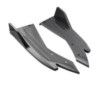 Coche Alerón 2 Uds para A4 A5 A6 RS5 RS6 2010-2023 Parachoques Trasero Difusor Labio Divisor Canard Protector Alerón Delantero Faldas Laterales Cubierta Coche Alerón(Aspecto de Carbono)