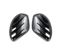 Coche AleróN Aleta para Alfa para Romeo Tonale 2023-2025 Cubierta Ventilación Lateral Parachoques Trasero Moldura Maletero Alerón Divisor Kit Canard Aleron Trasero Maletero(Carbón)