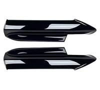 Coche Alerón Delantero Alerones Delanteros Tuning Parachoques Divisores Labios Kits Carrocería para BMW Serie 3 E90 E91 para MTech Sedan 4 Puertas 320i 330i 2005-2008(Gloss Black A)