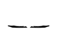 Coche Alerón Delantero Embellecedor Divisor De Spoiler para Parachoques Delantero Negro Brillante para Benz W176 A200 A250 A45 AMG Hatchback Sport 2016 2017 2018(Modelo 3)