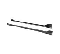 Coche Alerón Delantero Embellecedor Párpado Labio Parachoques Spoiler Lip | Delantero Extensión DFalda Rejilla ABS Pintado Fibra Carbono Para Kia Para Stinger 2018-2023(Side Carbon Fiber)