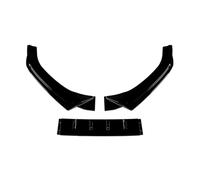 Coche Alerón Delantero Kit De Carrocería: Protector Inferior Y Divisor Splitter para El Parachoques Delantero del para A4 B9 S-L 2017-2019(Glossy Black)