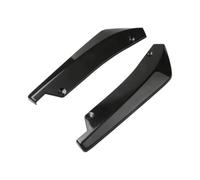 Coche Alerón Delantero Moldura Universal Para Parachoques Delantero Trasero Difusor Protector Contra Arañazos Alerones Extensión Faldón Lateral Spoiler Delantero(A black)