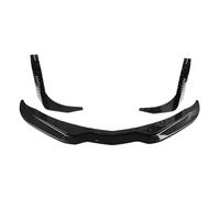 Coche Alerón Delantero Para Chevrolet Para Corvette C7 2014-2019 Parachoques delantero, alerón lateral, divisor, borde(Carbon Fiber Look)