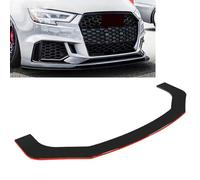 Coche Alerón Delantero para Dodge Challenger LA LC SXT/GT 2008-2025,Alerón Spoiler Faldón Parachoques Delantero Piezas Aleron Parachoques Delantero Borde Delantero Kit,BrightBlackRed-B