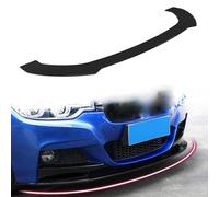 Coche Alerón Delantero para Dodge Challenger LA LC SXT/GT 2008-2025,Alerón Spoiler Faldón Parachoques Delantero Piezas Aleron Parachoques Delantero Borde Delantero Kit,BrightBlack-A