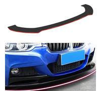 Coche Alerón Delantero para Dodge Challenger LA LC SXT/GT 2008-2025,Alerón Spoiler Faldón Parachoques Delantero Piezas Aleron Parachoques Delantero Borde Delantero Kit,BrightBlackRed-A