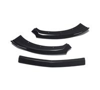 Coche Alerón Delantero para Ford para Mustang 2015 2016 2017 Kit De 3 Piezas De Splitter Y Spoiler Deflector para El Parachoques Delantero(Glossy Black)