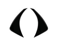 Coche Alerón Delantero para Mazda para MX-5 para Miata ND 2016+ Parachoques Delantero Y Trasero Cubierta ABS Brillante Embellecedor Luz Antiniebla(Side Black)