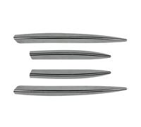 Coche Alerón Delantero para Mercedes para Benz Clase A W177 A200 A35 AMG 2023-2024: Divisor De Rejilla Y Alerón Delantero(Plata)