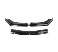 Coche Alerón Delantero Para Peugeot 508 MK2 R83 GT Series 2018 2019 2020 2021 2022 Parachoques Delantero Labio Divisor Alerón Delantero Kit Carrocería Divisor Spoiler(Glossy Black)