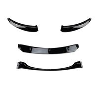 Coche Alerón Delantero para Serie 1 E82 E88 118i 120i 120d 123d 125i 125se 128i 135i 2007-2013 Separador Labios Parachoques Delantero Alerón Cubierta(Glossy Black)