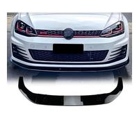 Coche Alerón Delantero para Volkswagen Golf 7 MK7 MK7.5 GTI GTD R Rline 2012-2017,Fibra Carbono Delantero Parachoque Spoiler Spoiler Lip Trim Splitter Difusor Coche,A