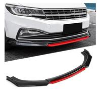 Coche Alerón Delantero para VW EOS 1980-2024 2025, Alerón Delantero Labio Hoja Divisoria Lip Exteriores Accesorios(Black Red)
