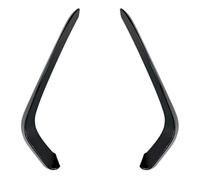 Coche Alerón Delantero para VW para para Passat B8 2016-2019 Alerón Parachoques Delantero Lámina Labio Rejilla Inferior Luz Antiniebla(Gloss Black)