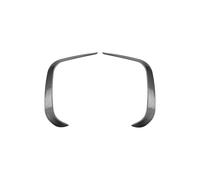 Coche Alerón Delantero para VW para Tiguan MK3 2024+ Embellecedor Luz Cubierta Parachoques Delantero Cuchilla Viento Embellecedor Faros Antiniebla(Carbon Look)