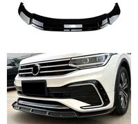 Coche Alerón Delantero para VW Tiguan L Tiguan R Line 2021 2022 2023+,Alerón Trasero Labio del Parachoques Delantero Carrocería Delantero Coche Spoiler Frontal Spoiler Labio Difusor