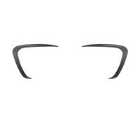 Coche Alerón Delantero para VW UP 2011-2015 ABS Negro Brillante Parachoques Delantero Coche Cuchilla Viento Embellecedor Luz Antiniebla(Carbon Look)