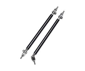 Coche Alerón Delantero Parachoques Delantero Divisor Labios Alerón Puntal Barra Soporte Tirantes Universal para Dodge para Challenger para Charger para SRT para SXT RT(20cm Black)