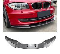 Coche Alerón Delantero Parachoques para BMW 1 Series E81 E82 E87 E88 Standard 2008-2011, Aleron para Coche Protección Divisor Spoiler Coche Accesorios Tuning,Carbon Fiber Look