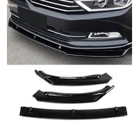 Coche Alerón Delantero Parachoques para VW Passat B8 2015-2019 2020 2021 2022, Aleron para Coche Protección Divisor Spoiler Coche Accesorios Tuning,Gloss Black