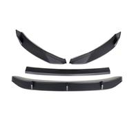 Coche Alerón Delantero Placa Protectora Alerón Para Parachoques Delantero Tira Borde Pala Para VW Para ARTEON CC 2019-2020 Kit De Carrocería Spoiler(Negro mate)