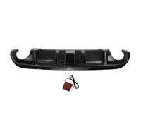 Coche Aleron Trasero Alerón para Difusor Parachoques Trasero con Luz Indicadora para Infiniti para Q50 2014-2017 Kit Carrocería Labio Posterior Modificación Car Spoiler Trasero