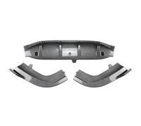 Coche Alerón Trasero Alerón Parachoques Trasero Coche para Mercedes para Benz GLC Clase GLC260 300 X254 2023 + Difusor Protector Labio Piezas Automóvil(Mirada de Fibra de Carbono)