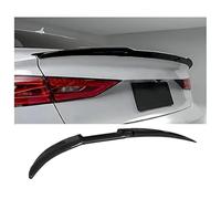 Coche Alerón Trasero Maletero para Audi A6 C7 2012-2017, Antiarañazos Cola Lip Spoiler ala AleróN Spoilers Traseros,B/Bright Black