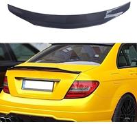Coche Aleron Trasero para Benz C-Class W204 4doors 2008-2014, AleróN Trasero para Maletero Spoilers Traseros de Coche Accesorios,Bright Black
