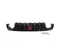 Coche Aleron Trasero para Infiniti para Q50 2018-2021 Parachoques Trasero Spoiler Modificación Difusor Protector Cubierta Parachoques Trasero con Lámpara Freno LED Rojo Car Spoiler Trasero