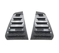 Coche Alerón Ventana Lateral Trasera Para VW Para Golf 7 Para MK5 Para MK6 Para MK7 Para .5 2003-2020 Cubierta Persiana Ventana Rejillas Ventilación(Carbon Look)