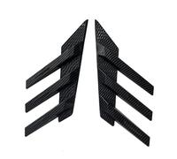 Coche Alerón Ventana Trasera Divisor Alerón Lateral Parabrisas Trasero Universal Decoración Ventilación Persianas Generales Para Ventanas,ala Trasera Decorativa Exterior(Carbon Fiber Look)