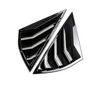 Coche Alerón Ventana Trasera Divisor Para Ford Para Eléctrico Para Caballo Para Mustang Para Mach-E 2021 2022 2 Uds Cubierta Rejillas Ventana Lateral Trasera Coche(Glossy Black Color)