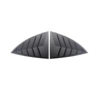 Coche Alerón Ventana Trasera Divisor Para Tesla Para Modelo Y 2021 2022 2023 Embellecedor Ventilación Lateral ABS Cubierta Rejilla Ventana Triangular Trasera(Matte Carbon)