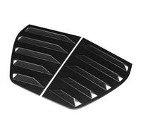 Coche Alerón Ventana Trasera Divisor Para Vw Para Golf Para Mk 6 2 Uds Cubierta Persiana Ventana Trasera Coche Embellecedor Rejilla Ventilación Lateral(Carbon fiber look)