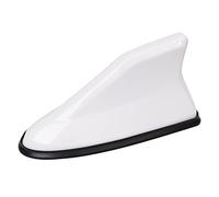 Coche Aleta Tiburón Antena, para Nissan Pulsar Am/FM Radio Señal Antenas Techo Coche Aéreo Decorar Accesorios,White-
