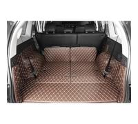 Coche Alfombra Maletero Juego Completo De Alfombrillas Para Maletero De Coche Para Mitsubishi Para Pajero Para Sport 7 Plazas (2022-2016) Funda Protectora Maletero Alfombra Protector Maletero(Café)