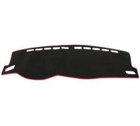 Coche Alfombrilla Salpicadero Proteger Para VW Para T-ROC Para TROC 2017 2018 2019-2023 Cubierta Antideslizante Tablero Estera Protección Solar Alfombra Accesorios(Red Edge LHD)