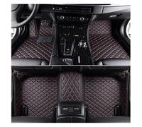Coche Alfombrillas Automóvil LHD Para Para A8 4 Asientos 2003 2004 2005 2006 2007 2008 2009 2010 Accesorios Interiores Cobertura Total Antiincrustantes(Black red)