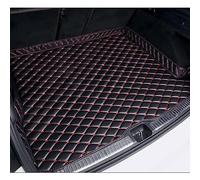 Coche Alfombrillas Maletero Cuero para MG EHS eHS 2018-2022, A Medida Alfombra Funda Maletero Impermeable Protector Maletero Bandeja Accesorios,B/Black-Red