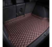 Coche Alfombrillas Maletero para Audi Q3, Cuero Protector Cubre Maletero Antideslizante Interiores Accesorios,A/Black,D/Brown-Normal