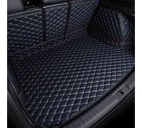 Coche Alfombrillas Maletero para Benz C-Class Wagon 2010-2011 There Are Nets on Both Sides, Cobertura Completa Impermeable Antideslizante Antimanchas Bandeja Forro Protector,E-Black Blue
