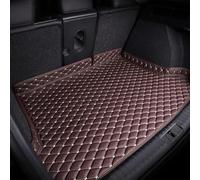 Coche Alfombrillas Maletero para BMW 4 Series 2 Doors 2014-2019 (with Net on The Right), Cuero Funda Maletero Protector Impermeable Antideslizante Borde Alto Accesorios,Coffee