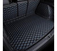Coche Alfombrillas Maletero para Jeep Wrangler Rubicon 2018-2026, Todo Incluido Cuero Antideslizante Protector Maletero Bandeja Accesorios,D/Black-Blue
