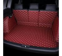 Coche Alfombrillas Maletero para Jeep Wrangler Rubicon 2018-2026, Todo Incluido Cuero Antideslizante Protector Maletero Bandeja Accesorios,E/Red
