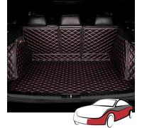 Coche Alfombrillas Maletero para Mercedes-AMG A 35 2018 2019 2020 2021 2022 2023 2024, Impermeable AntiarañAzo Mpermeable Duraderas Protector Maletero Coche Alfombra Accesorios,E Black Red