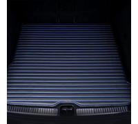 Coche Alfombrillas Maletero para Mini Clubman F54 2016-2020 2021 2022 2023, Antiarañazos Impermeable Cuero Funda Maletero Protector Bandeja Forro,Black+Blue