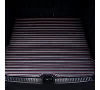 Coche Alfombrillas Maletero para Mini Clubman R55 2007-2015, Antiarañazos Impermeable Cuero Funda Maletero Protector Bandeja Forro,Black+Red